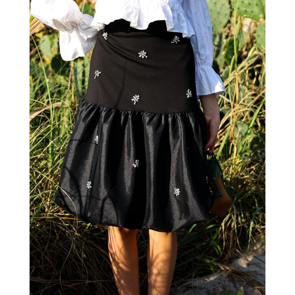 NEW ESTEEM COUTURE beatrice bubble skirt in black